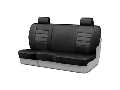 Fia LeatherLite Series Rear Seat Cover; Black (00-03 F-150 SuperCab)