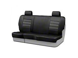 Fia LeatherLite Series Rear Seat Cover; Black (15-25 F-150 SuperCab)