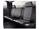 Fia LeatherLite Series Rear Seat Cover; Gray (01-03 F-150 SuperCrew)