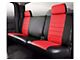 Fia LeatherLite Series Rear Seat Cover; Red (01-03 F-150 SuperCrew)