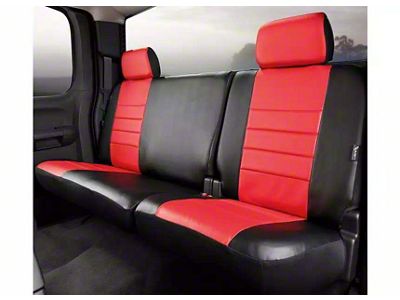 LeatherLite Series Rear Seat Cover; Red (15-24 F-150 SuperCrew)