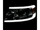 LED Bar Factory Style Headlights; Chrome Housing; Smoked Lens (04-08 F-150)