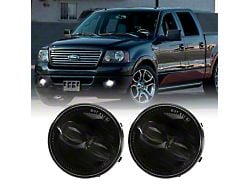 LED Fog Lights; Black Housing (06-14 F-150, Excluding Raptor)