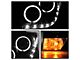 LED Halo Projector Headlights; Black Housing; Clear Lens (09-14 F-150 w/ Factory Halogen Headlights)