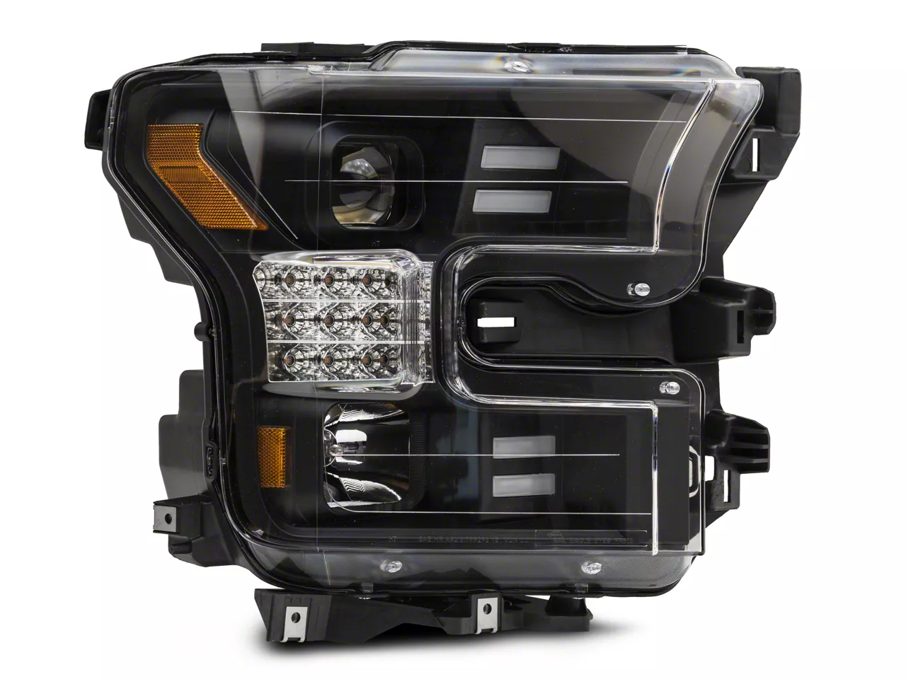 Raxiom F 150 Led Projector Headlights With Sequential Turn Signals Black Housing Clear Lens 2923