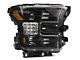 Raxiom LED Projector Headlights with Sequential Turn Signals; Black Housing; Clear Lens (15-17 F-150 w/ Factory Halogen Headlights)