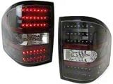 LED Tail Lights; Black Housing; Clear Lens (04-09 F-150 Flareside)