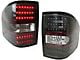 LED Tail Lights; Black Housing; Clear Lens (04-09 F-150 Flareside)