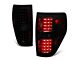 LED Tail Lights; Black Housing; Smoked Lens (09-14 F-150 Styleside)