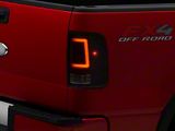 LED Tail Lights; Black Housing; Smoked Lens (04-08 F-150 Styleside)