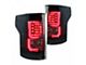 LED Tail Lights; Gloss Black Housing; Clear Lens (15-17 F-150 w/ Factory Halogen Non-BLIS Tail Lights)