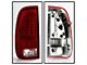 Light Bar LED Tail Lights; Chrome Housing; Red Clear Lens (97-03 F-150 Styleside Regular Cab, SuperCab)