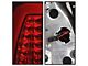 Light Bar LED Tail Lights; Chrome Housing; Red Clear Lens (97-03 F-150 Styleside Regular Cab, SuperCab)