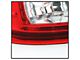 Light Bar LED Tail Lights; Chrome Housing; Red Clear Lens (97-03 F-150 Styleside Regular Cab, SuperCab)