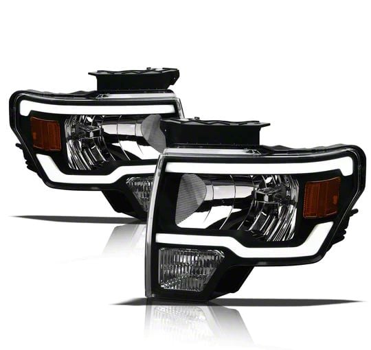 F-150 LM Series Headlights; Black Housing; Clear Lens (09-14 F-150 w ...