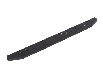 Louvered Side Step Bars without Mounting Brackets; Textured Black (09-24 F-150 SuperCab)