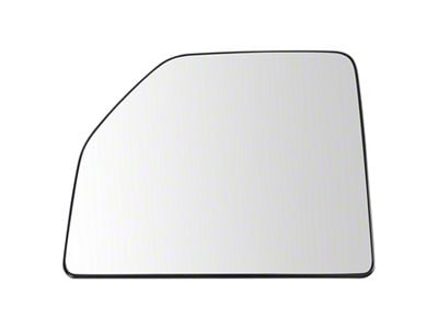 Lower and Upper Towing Mirror Glass; Driver Side (15-20 F-150)