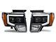 AlphaRex LUXX-Series LED Projector Headlights; Black Housing; Clear Lens (09-14 F-150)