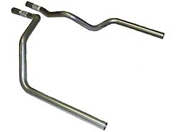 Mandrel Bent Front Tail Pipe; Driver Side Rear Exit; 2.25-Inch (04-08 F-150)