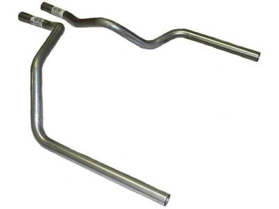 Mandrel Bent Tail Pipe; Passenger Side Exit; 2.25-Inch (1997 F-150)