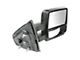 Manual Folding Towing Mirrors; Textured Black (04-06 F-150)