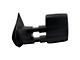 Manual Heated Towing Mirrors with Puddle Lights; Textured Black (07-14 F-150)