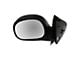 Manual Mirror; Gloss Black; Driver Side (97-01 F-150)