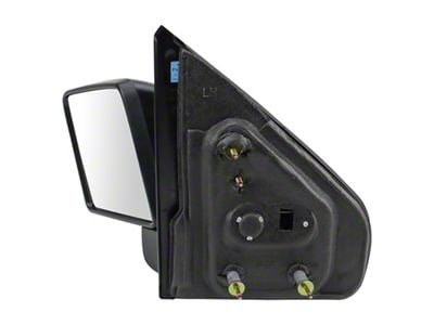 Manual Mirror; Textured Black; Driver Side (04-08 F-150)