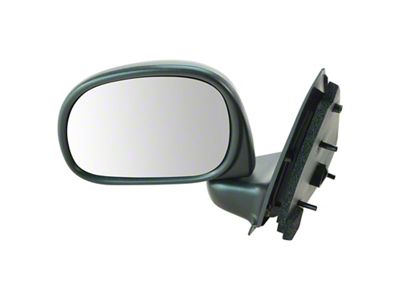 Manual Mirrors; Textured Black (97-01 F-150)