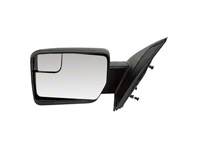 Replacement Manual Non-Heated Foldaway Side Mirror; Driver Side (11-14 F-150)