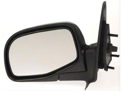 Manual Non-Heated Telescopic Side Mirror; Driver Side; Black (04-11 F-150 w/ Towing Package)