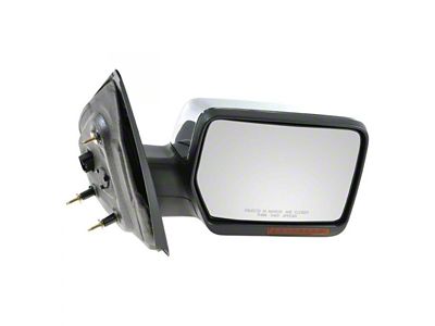 Manual Side Mirror; Chrome; Passenger Side (07-08 F-150)
