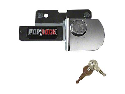 Manual Tailgate Lock; Chrome (97-03 F-150 w/o Factory Lock)