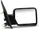 Manual Towing Mirror; Black; Passenger Side (04-14 F-150)