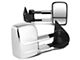 Manual Towing Mirrors; Chrome (97-03 F-150 Regular Cab, SuperCab)