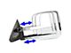 Manual Towing Mirrors; Chrome (97-03 F-150 Regular Cab, SuperCab)