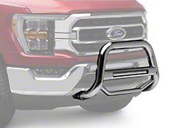 Max Beacon LED Bull Bar; Stainless Steel (04-25 F-150, Excluding Raptor)