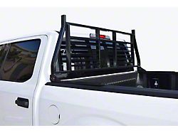 Medium Duty Headache Rack; Black (97-25 F-150 Styleside)