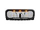 American Modified Mesh Upper Replacement Grille with Amber Lights; Black (21-23 F-150, Excluding Raptor & Tremor)