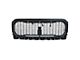 American Modified Mesh Upper Replacement Grille with Amber Lights; Black (21-23 F-150, Excluding Raptor & Tremor)