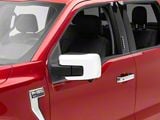 Mirror Covers with Turn Signal Openings; Chrome (21-25 F-150)