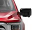 Chrome Delete Mirror Covers with Turn Signal Openings; Gloss Black (21-24 F-150)