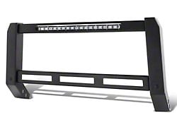 Modular Style Bull Bar with LED Light Bar; Black (04-25 F-150, Excluding Raptor)