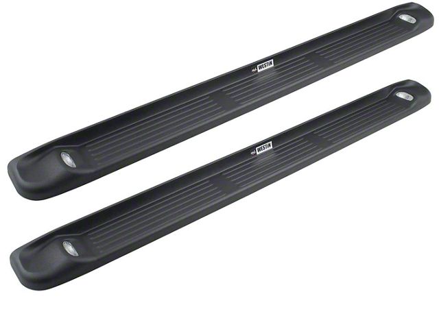 Molded Lighted Running Boards; Black (09-14 F-150 SuperCrew)