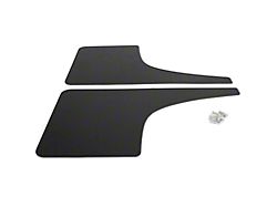 Mud Flaps; Rear; Satin Black Vinyl (15-20 F-150, Excluding Raptor)