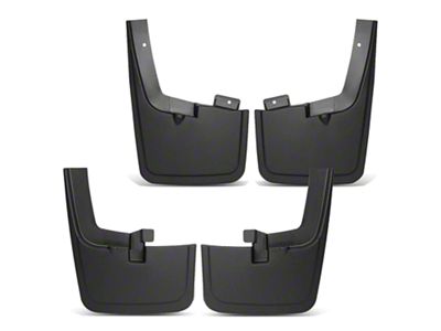 Mud Guards; Front and Rear (15-20 F-150 w/ OE Fender Flares, Excluding Raptor)