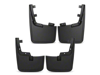 Mud Guards; Front and Rear (15-20 F-150 w/o OE Fender Flares, Excluding Raptor)