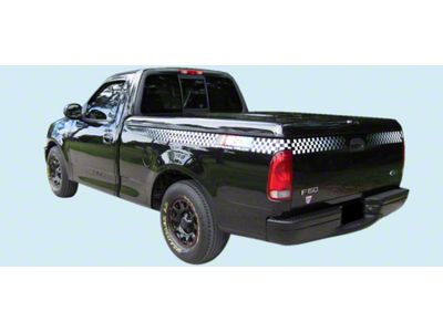 NASCAR Edition Stripe Kit; Black/White (1998 F-150)