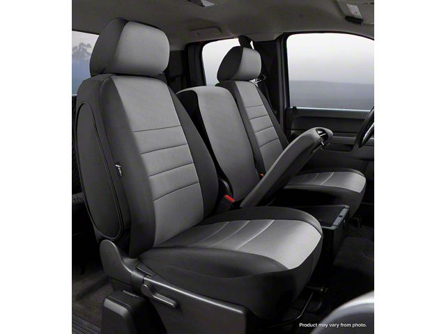 Neo Series Front Seat Covers; Gray (04-08 F-150 w/ Bench Seat)