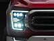 AlphaRex NOVA-Series LED Projector Headlights; Alpha Black Housing; Clear Lens (21-23 F-150 w/ Factory LED Reflector Headlights)